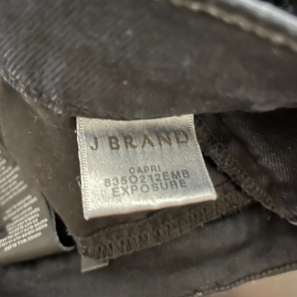 J Brand Size 29 835 Mid-Rise Denim Ankle Capri In Exposure - Picture 5 of 8